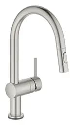Сенсорный смеситель для кухни с выдвижным изливом Grohe Minta Touch 31358DC2 Нержавеющая сталь