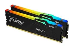 Пам'ять для настільних комп'ютерів Kingston FURY 64 GB (2x32GB) DDR5 6000 MHz Beast RGB EXPO (KF560C30BBEAK2-64)