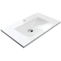 Умивальник Omnires Naxos 46x76 white NAXOS760BP, Білий