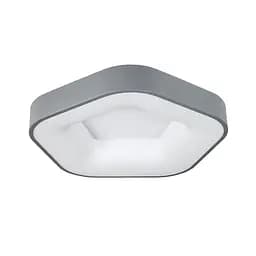 Люстра стельова LED Levistella 752L65 GRAY, 50W, білий акрил, сірий метал, сучасний стиль