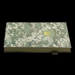 Щоденник недатований Buromax Military A5 штучна шкіра 336 сторінок світло-зелений (BM.20700-15) - мініатюра 6