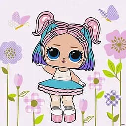 Картина за номерами "L.O.L. Surprise! HipHop4Lyfe CandyQT" KHO1104, 40х40 см