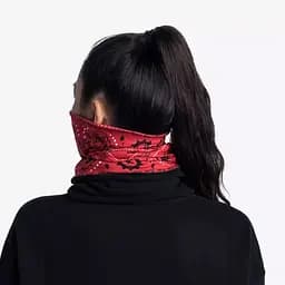 Шарф-труба Buff Polar, New Cashmir Red Чорний-Червоний - мініатюра 3