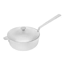 Алюминиевый сотейник с литыми ручками и крышкой 4 л, Полімет 86944