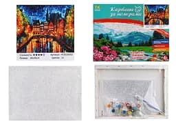 Набор для росписи по номерам Амстердам, TK Group, 30x40 см, 30032