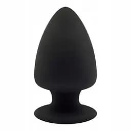 Анальная пробка SilexD Model 1 size L 9.5 см (чёрный)