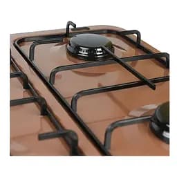 Настільна газова плита ViLgrand VGP-4042 Brown з кришкою на 4 конфорки 88099 - мініатюра 4