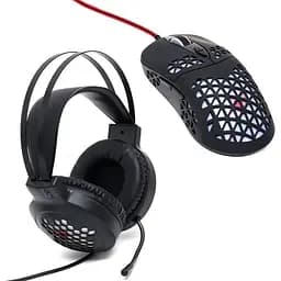 Комплект мыши и наушников Jedel CP-06 черный