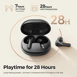 Навушники бездротові SoundPEATS T3 Pro Wireless Earbuds чорні - мініатюра 5