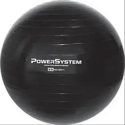 М'яч для фітнесу (фітбол) Power System PS-4011 Ø55 cm PRO Gymball Black (4011BK-0)