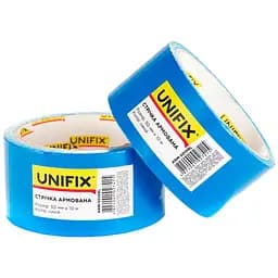 Стрічка клейка універсальна армована скотч Unifix 50 мм x 10 м синя