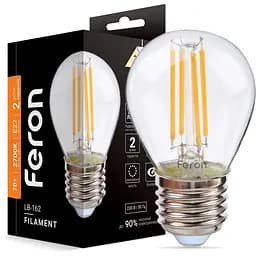 Светодиодная лампа Feron LB-162 G45 230V 7W E27 2700K (40088)