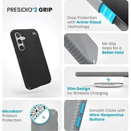 Протиударний чохол Speck Presidio2 Grip для Samsung Galaxy S24/S25 Black 150613-3205 - мініатюра 10