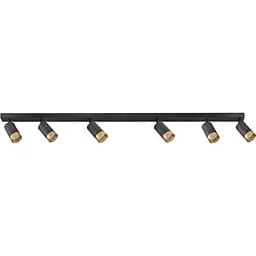 Светильник поворотный спот Goldlux 323576 Arras GU10 6x10W IP20 Черный