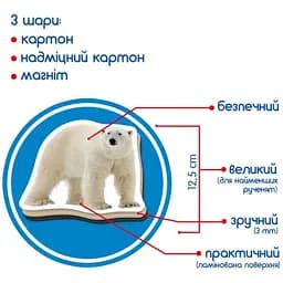 Набір магнітних пазлів Magdum Magnets puzzle for baby Оcean and Sea (ML4031-35 EN) - мініатюра 5