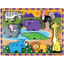 Формовий пазл Melissa&Doug Сафарі, 7 елементів (MD13722)