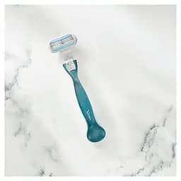 Подарунковий набір Gillette Venus Гладкість: Бритвенная ручка + Змінні картриджі для гоління, 2 шт. + Гель для гоління Satin Care Алое Вера, 75 мл - мініатюра 5