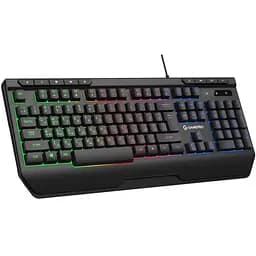 Клавіатура GamePro GK550, Black, USB, мембранна, LED-підсвічування, 104 кнопки, 1.5 м, UK/EN - мініатюра 3