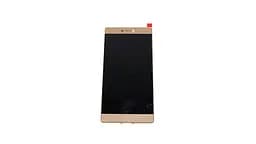 Модуль матриця + тачскрін для Huawei P8, GRA-L09, GRA-UL00, GRA-CL00 c рамкою, gold