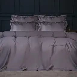 Комплект постільної білизни MirSon Imperial Tencel №06 Gray 143 х 210 см (2200010755237) - мініатюра 3