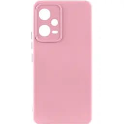 Чехол Silicone Cover Lakshmi Full Camera (AAA) для Xiaomi Poco X5 5G / Redmi Note 12 5G Розовый / Light pink