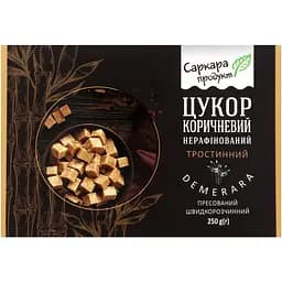 Сахар Саркара продукт Demerara тростниковый нерафинированный коричневый 250 г (803713)