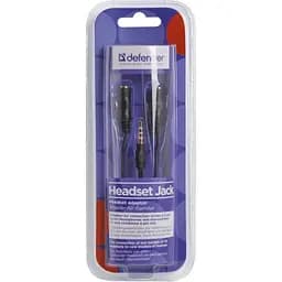 Перехідник аудіо Jack 3.5mm M 3pin -> 2 Jack 3.5mm F (розгалужувач) Defender