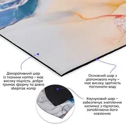 Вологопоглинаючий килимок 40x60CMx3MM (D) SW-00002549 - мініатюра 2