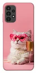 Чохол Demsky Pinky cat для Samsung Galaxy A13 4G