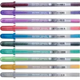 Ручка гелевая Sakura Metallic