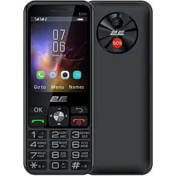 Телефон кнопочный 2E E280 (2025) DS 2.8" 1500 мАч черный