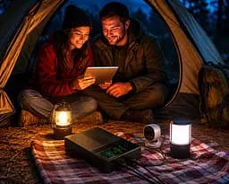 UPS-Power Bank 20000 mAh для роутерів та відеокамер 5 V / 9 V / 12 V + USB / Джерело безперебійного живлення / Повербанк для роутера - мініатюра 3