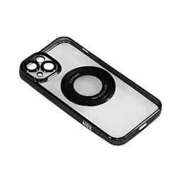 Магнитный чехол XON PhoneCase Magnetic для iPhone 14 (PCMC1114100B 7911) Черный/Прозрачный