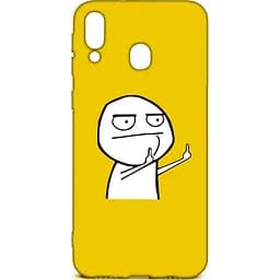 Чохол-накладка Toto Cartoon Soft Silicone TPU Case Samsung Galaxy M20 FK 2 Yellow