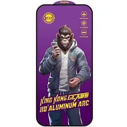 Защитное стекло 5D Anti-static Purple (тех.пак) для Apple iPhone 17 Pro Max (6.9)