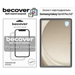 Скло захисне BeCover Samsung Galaxy Tab A11 Plus SM-X236B 11.0" (713937) - мініатюра 2