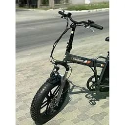 Електровелосипед Crosser Comp фетбайк 350W 12Ah сірий з помаранчевим - мініатюра 6
