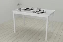 Стіл кухонний Ferrum-decor Беніта 75x120x70 Білий ДСП Біле 16мм (FRD-106275) - мініатюра 2