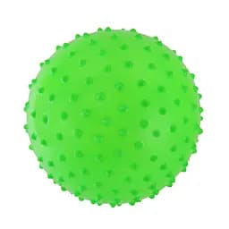 Дитячий М'ячик з шипами MB0111 гумовий 16 см, 48 грам Зелений