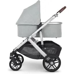 Прогулянкова коляска Uppababy Cruz V2 - GWEN + люлька Uppababy Carrycot-Stella Grey Brushed Melange Silver Frame - мініатюра 6