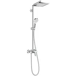 Душова система Hansgrohe Crometta E 240 1jet Showerpipe 27284000, Хром