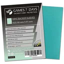 Аксесуар Games 7 Days Протектори для карт Games7Days 66 х 91 мм MTG, 80 шт. Mint PREMIUM (GSD-MN6691)