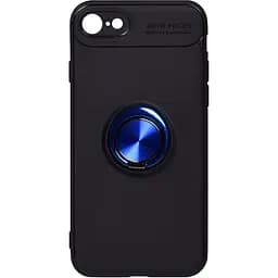 Чохол-накладка Toto Car Magnetic Ring TPU Case Apple iPhone 7/8/SE 2020 Black/Blue