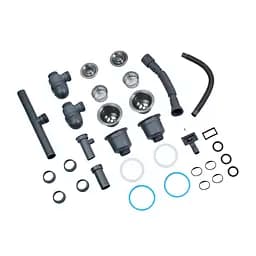 Кухонна мийка Kroner KRP Schwarze - 7843ZHM PVD (3,0/1,0 мм) (CV022797) - мініатюра 9