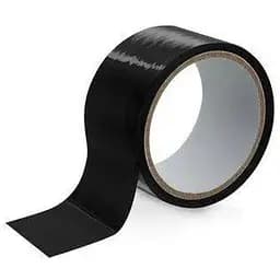 Скотч для бондажа Fetish Tentation Black (15м), не липнет к коже и волоскам, только сам к себе