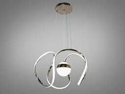 Стельова люстра LED Diasha 1955/1G 1955, 75W, 3025 лм, золото, регульована, для великої кімнати - мініатюра 2