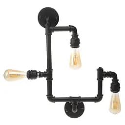 Бра Brille BL-330W/3 E27 BK настенное накладное трубы лофт