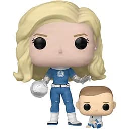 Набор игровых фигурок Funko Pop! Фантастическая 4: Первые шаги - Невидимая Женщина и Франклин (83583)