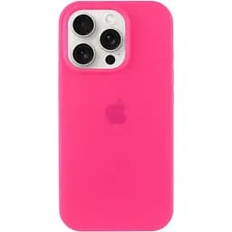 Чохол Epik Silicone Case Full Protective AA для Apple iPhone 16 Pro 6.3 Рожевий/Barbie pink