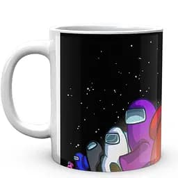 Кружка GeekLand Амонг Ас Among Us Один из нас Постер с кораблем сверху AU.02.558 330 мл белая